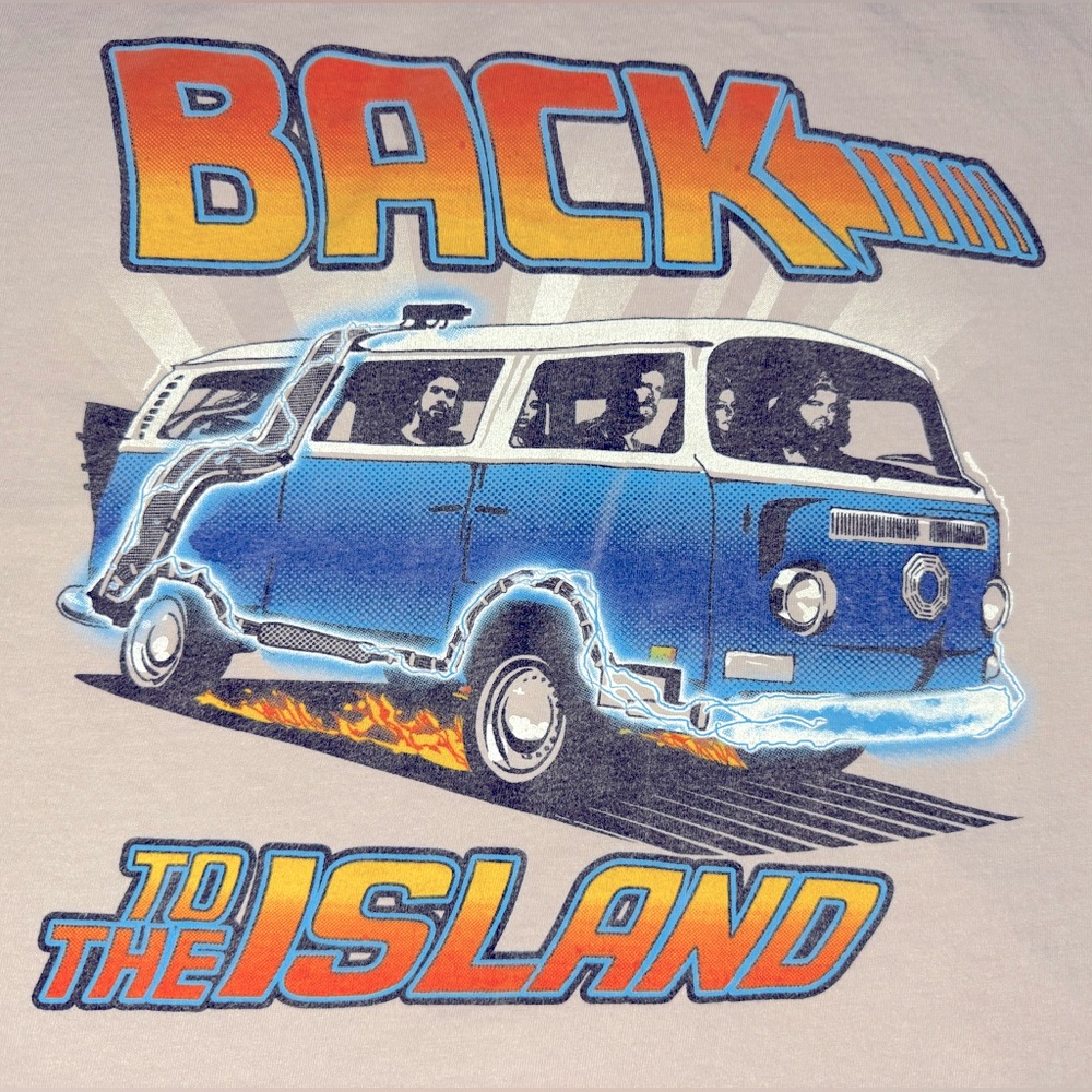 Lost + Back To The Future TeeFury Mashup “Back to the Island” Shirt